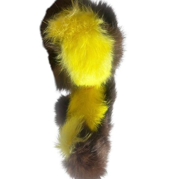 Vintage Rushton Rubber Faced Skunk Hanging Yellow Ornament 1950’s Rare Toy Anima - Picture 6 of 12